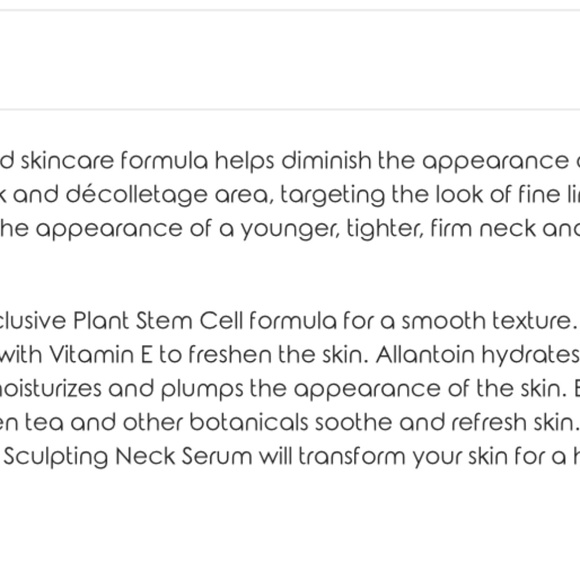 ADORE COSMETICS- PERFORMER SCULPTING NECK SERUM - Picture 5 of 5